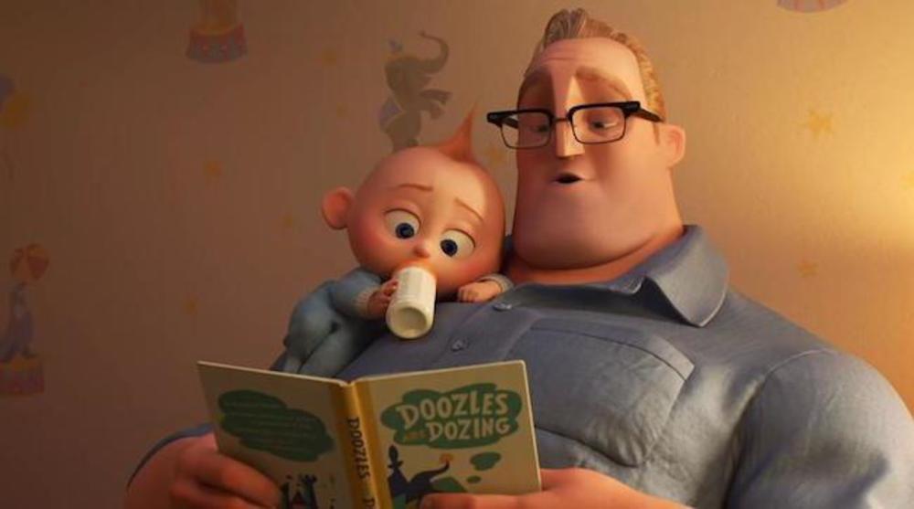 صحنه ای از انیمیشن شگفت انگیزان ۲ « Incredibles 2»